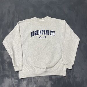 Vintage Lee HIGHINTENCITY sweatshirt mens XL Grey 1990s USA